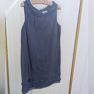 LOFT Dusty Blue Sleeveless Dress